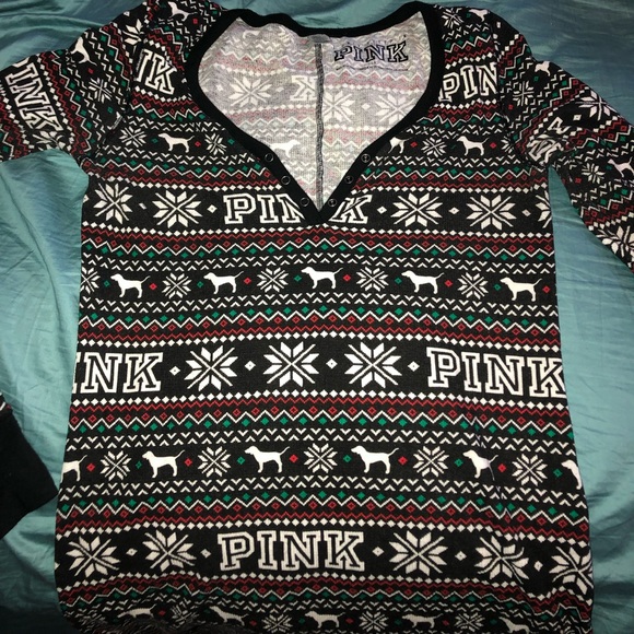 PINK Victoria's Secret Other - Christmas onesie PINK Victoria's Secret Other - Christmas onesie